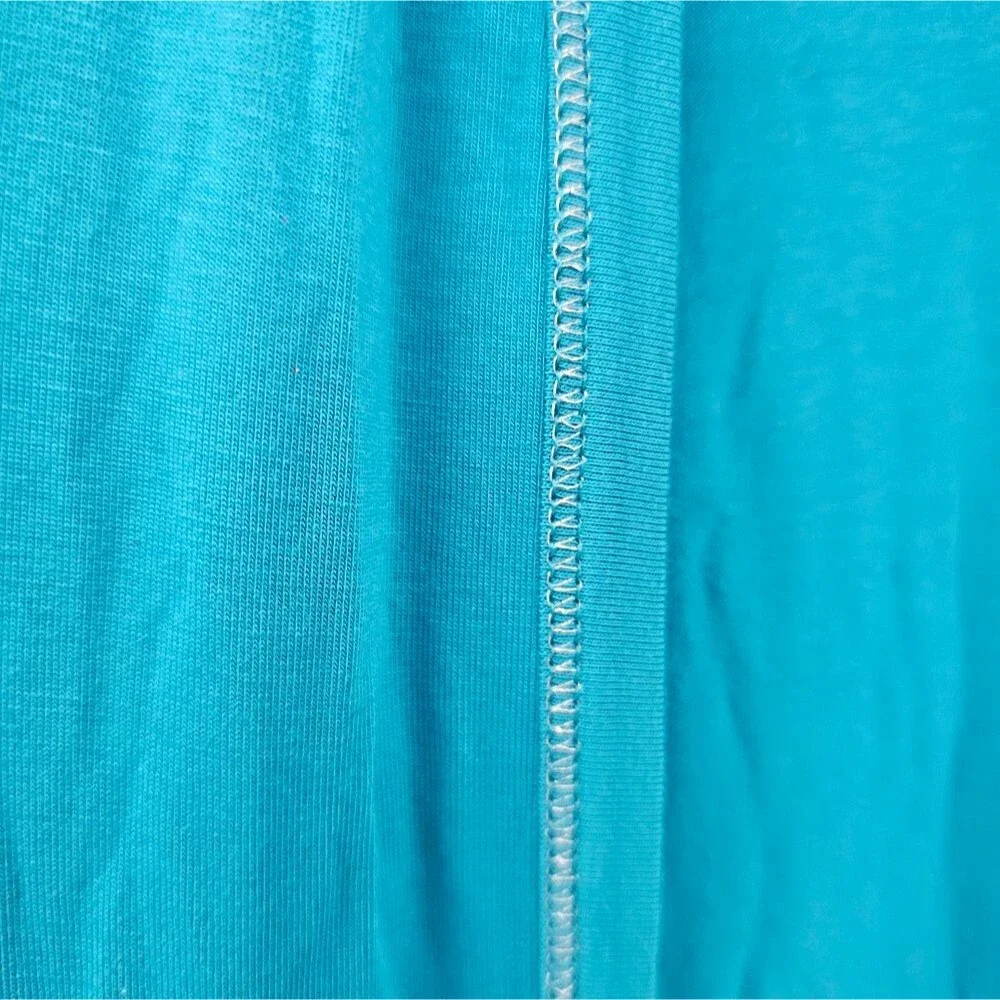 Soft Surroundings Blue Open Front Cardigan Sz 1X NWOT Cozy Coastal Grandma Chic
